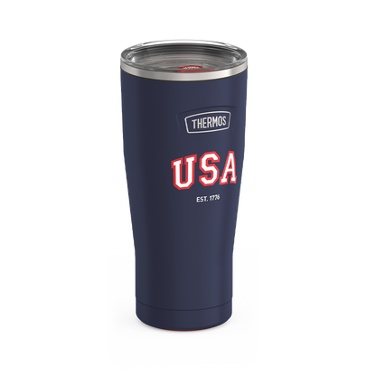Thermos 24oz ICON TUMBLER WITH SLIDE LOCK LID Navy Usa