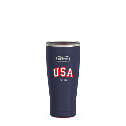 Thermos 24oz ICON TUMBLER WITH SLIDE LOCK LID Navy Usa