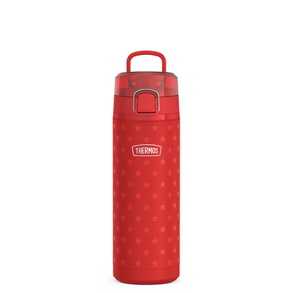 Thermos 24oz ICON WATER BOTTLE WITH SPOUT Red Stars
