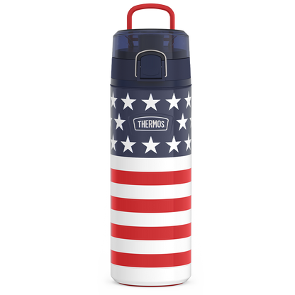 Thermos 24oz ICON WATER BOTTLE WITH SPOUT American Flag