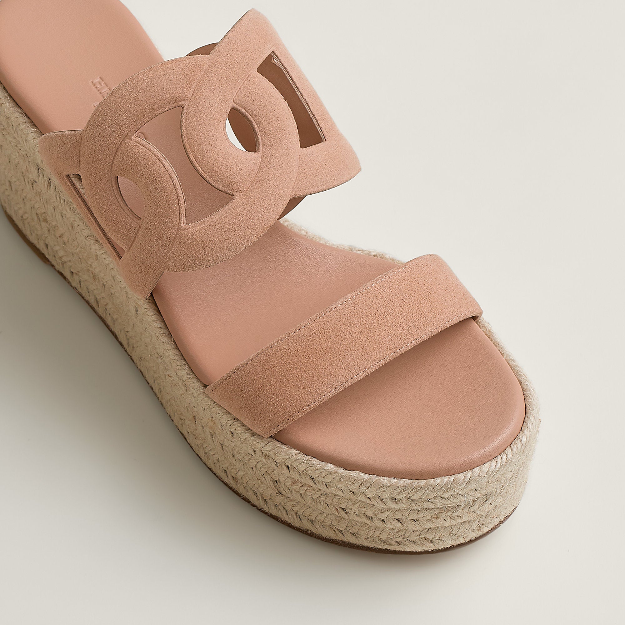  Hermes Ithea 30 Espadrille Beige Perlino