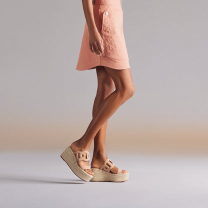  Hermes Ithea 30 Espadrille Beige Perlino