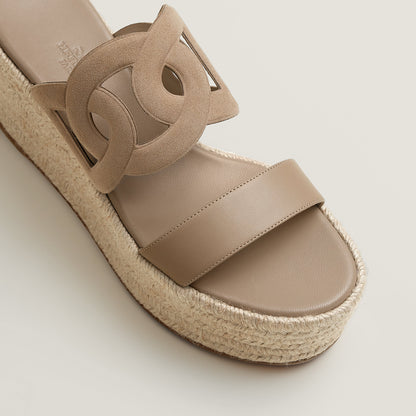  Hermes Ithea 30 Espadrille Beige Sable