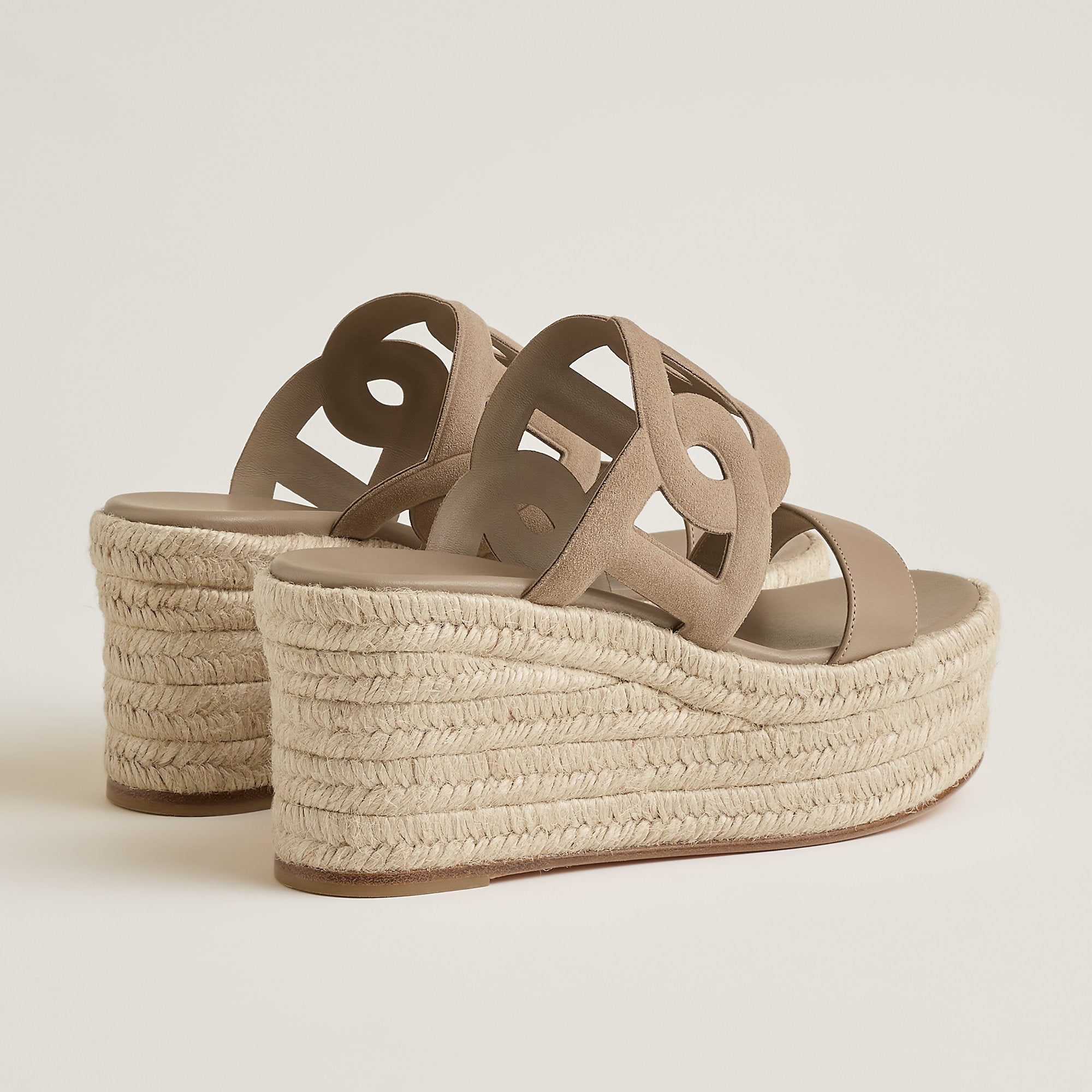  Hermes Ithea 30 Espadrille Beige Sable