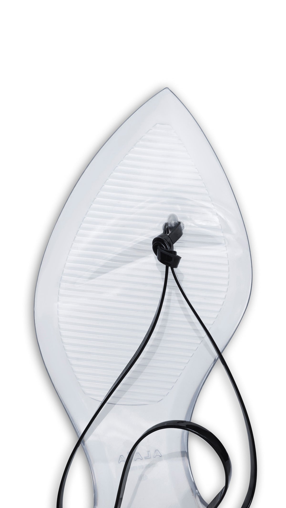 Alaïa Invisible Thong In Patent Leather