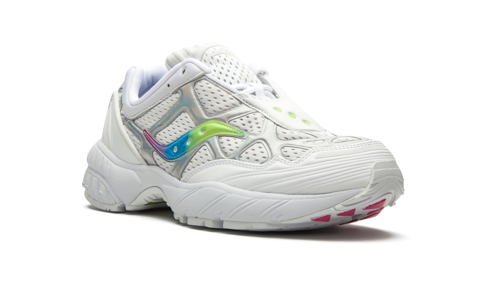 Saucony Grid Web Iridescent White