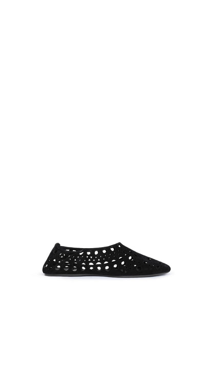 Alaïa Slippers Vienne In Suede Calfskin