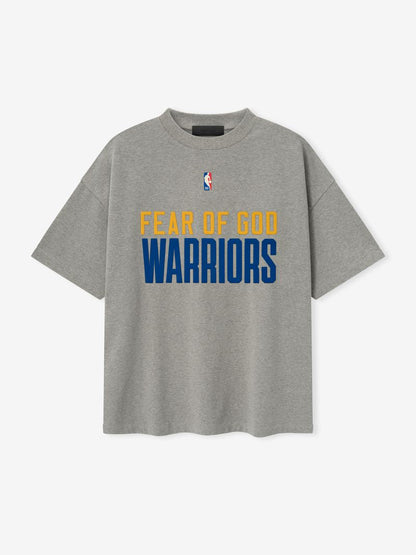 Essentials Warriors 90S Tee Concrete Heather