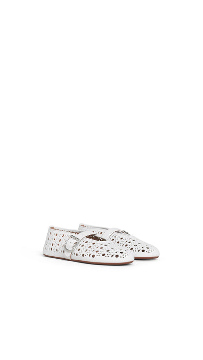 Alaïa Ballet Flats In Vienne Lambskin