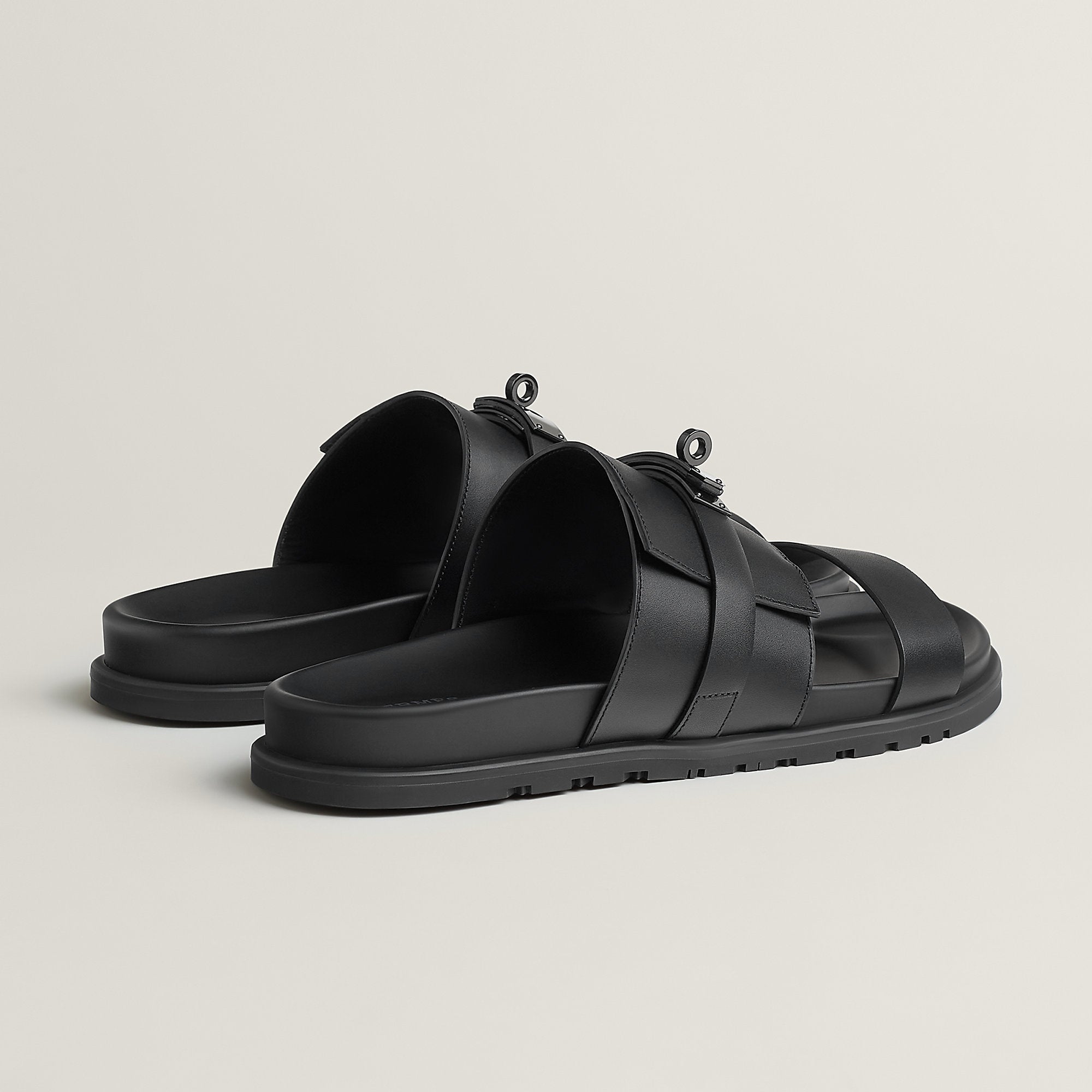  Hermes Jackson Sandal Noir