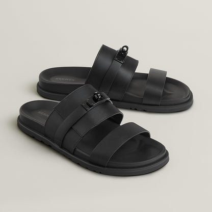  Hermes Jackson Sandal Noir
