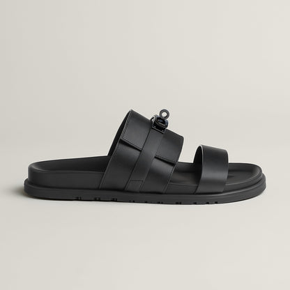  Hermes Jackson Sandal Noir