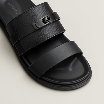  Hermes Jackson Sandal Noir