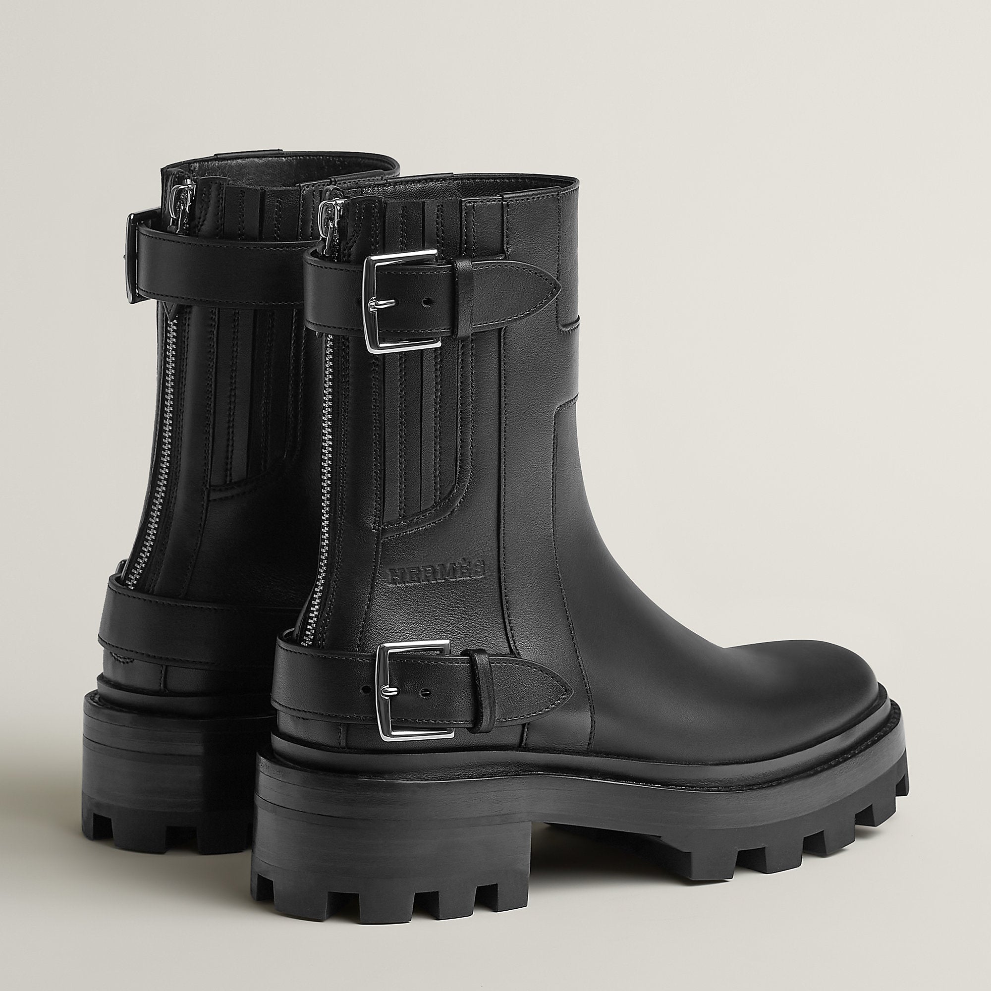  Hermes Jaimy Ankle Boot Noir