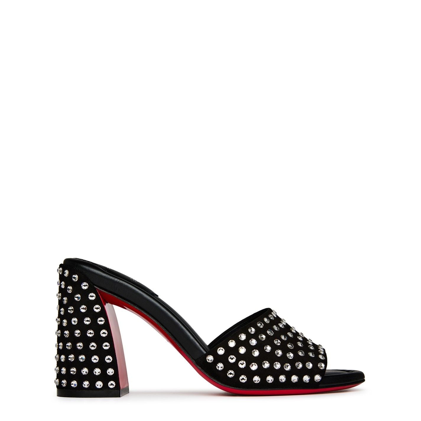  Jane 85mm Heeled Mules Black