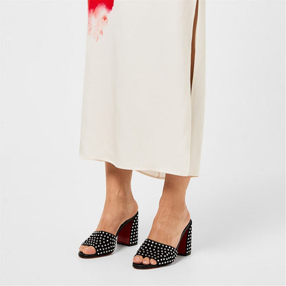 Jane 85mm Heeled Mules Black