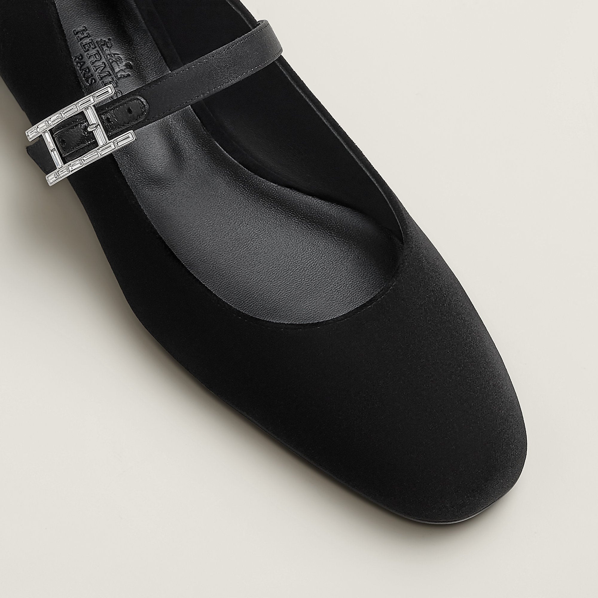  Hermes Jane Ballet Flat Noir