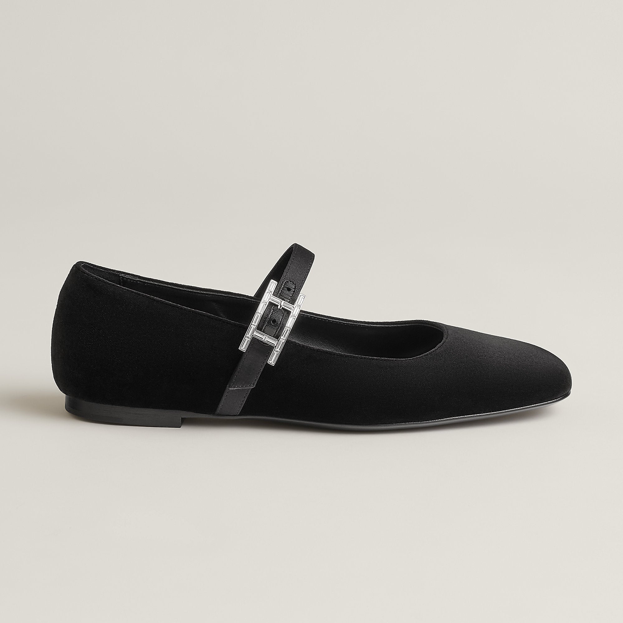  Hermes Jane Ballet Flat Noir
