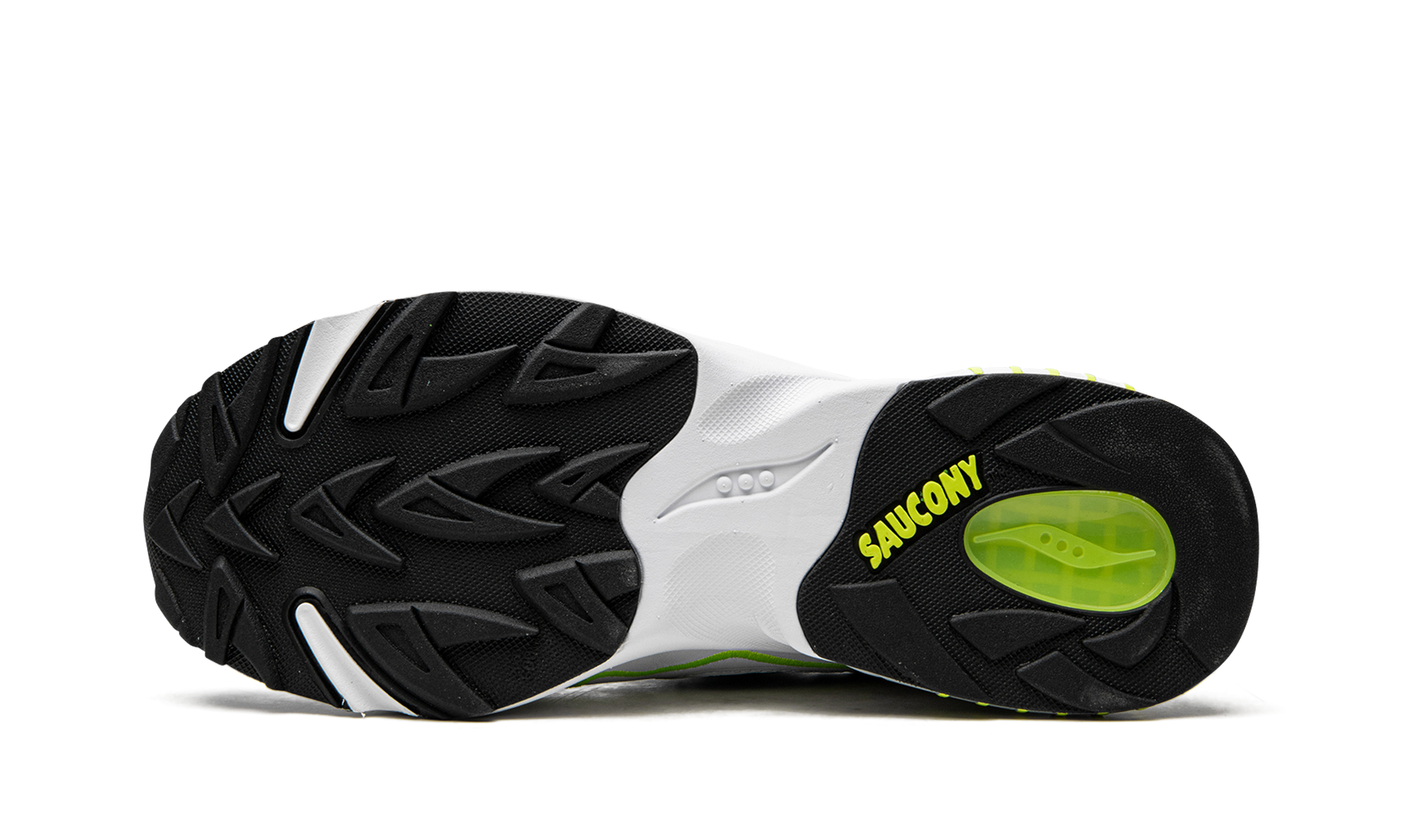 Saucony 3D Grid Hurricane White Green Lime