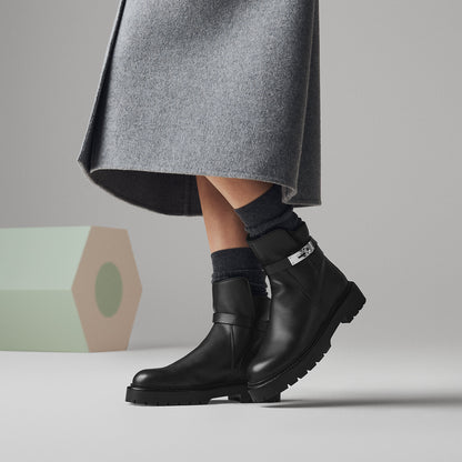  Hermes Jeff Ankle Boot Noir