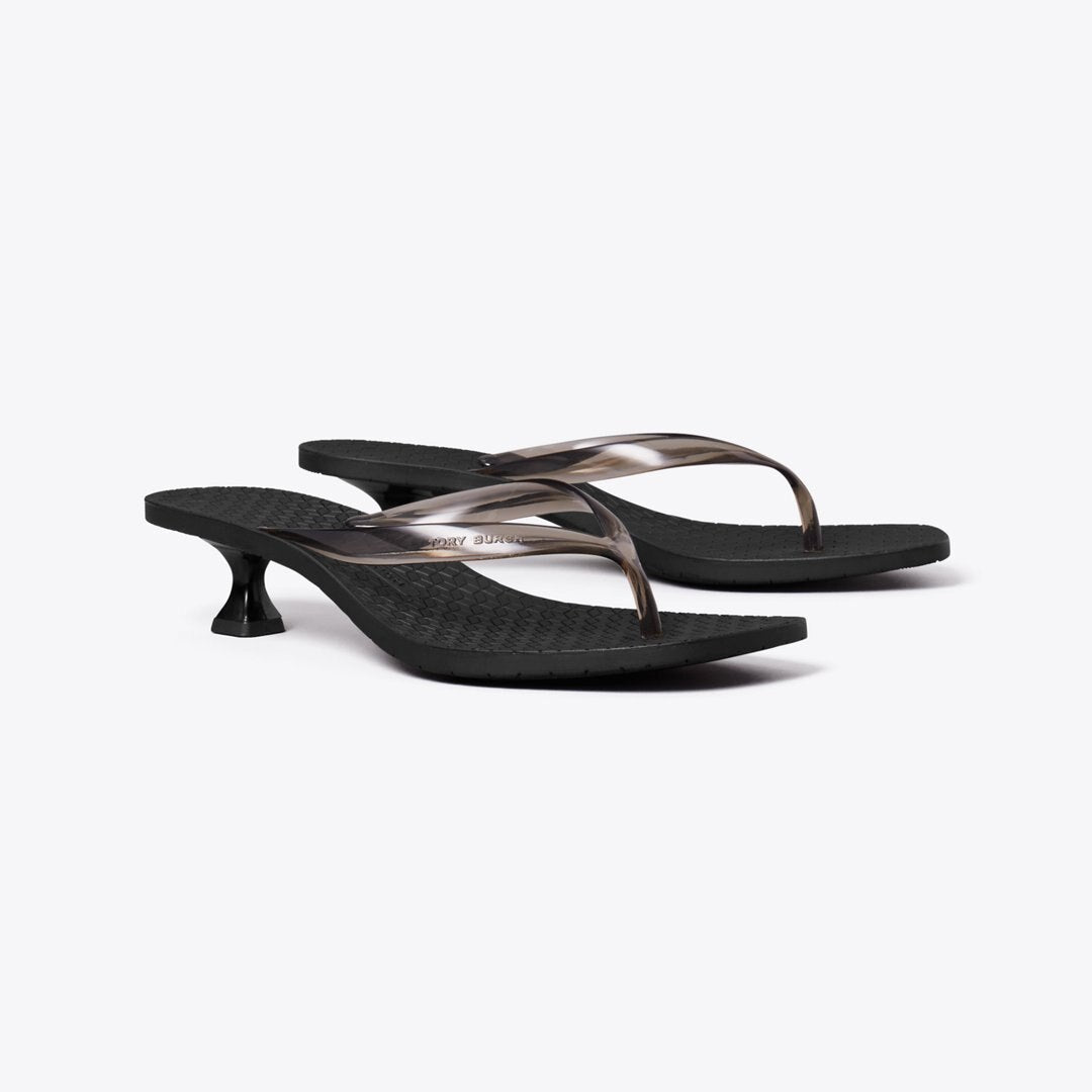 Tory Burch Jelly Heel Flip-Flop BLACK / BLACK