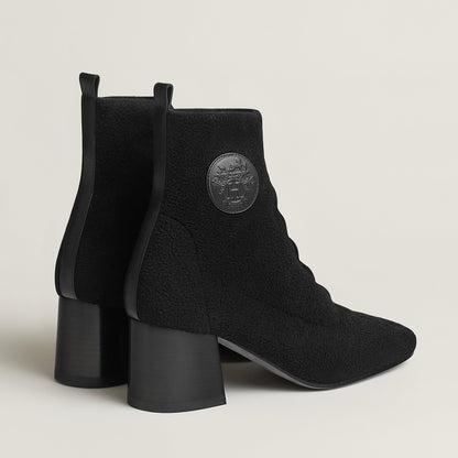  Hermes Jenna 60 Ankle Boot Noir