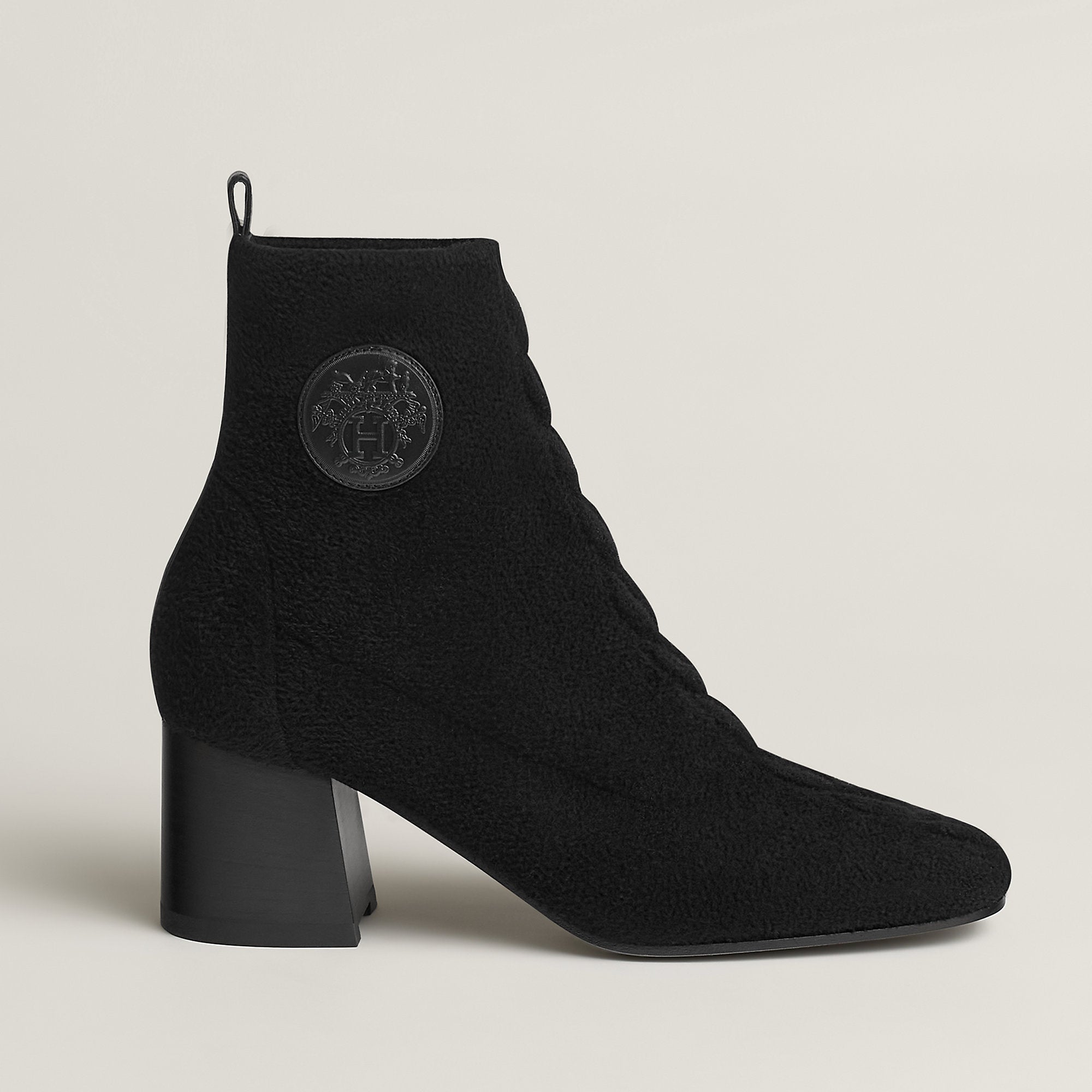  Hermes Jenna 60 Ankle Boot Noir