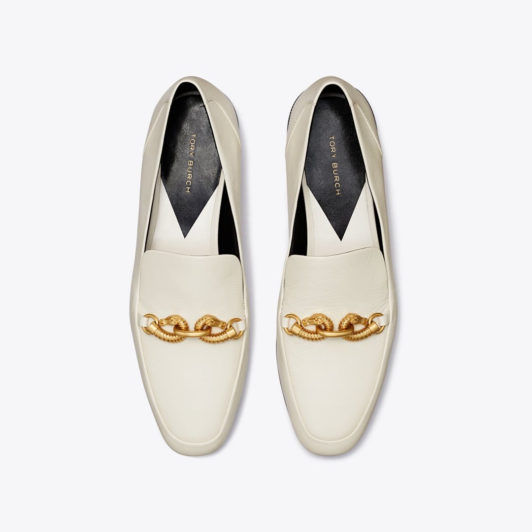 Tory Burch Jessa Loafer LIGHT CREAM