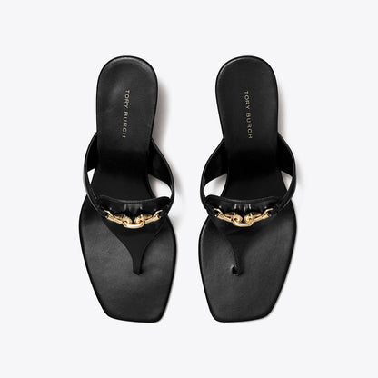 Tory Burch Jessa Low Heeled Sandal PERFECT BLACK