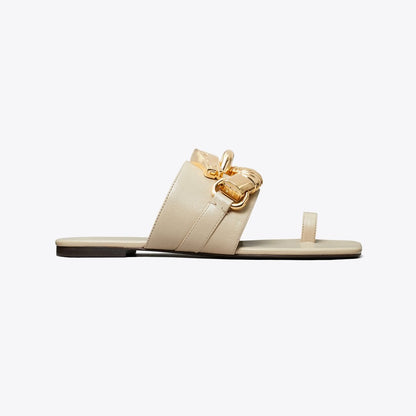 Tory Burch Jessa Toe Ring Sandal STONE GRAY