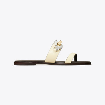 Tory Burch Jessa Two-Strap Sandal SOFT CUSTARD
