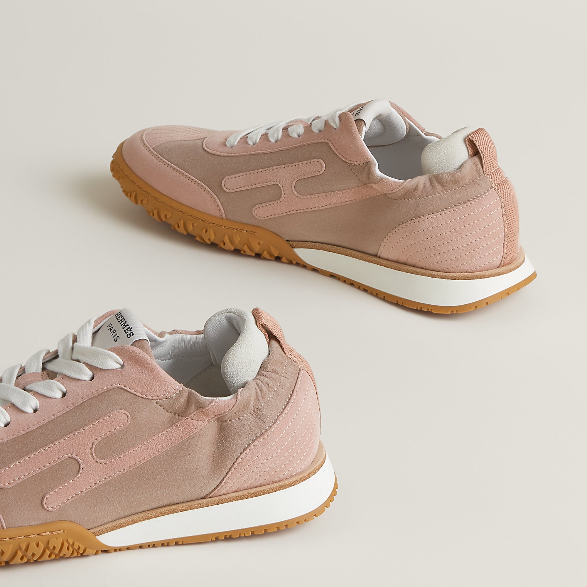  Hermes Jet Sneaker Rose Cancan