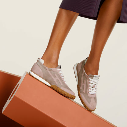  Hermes Jet Sneaker Rose Cancan
