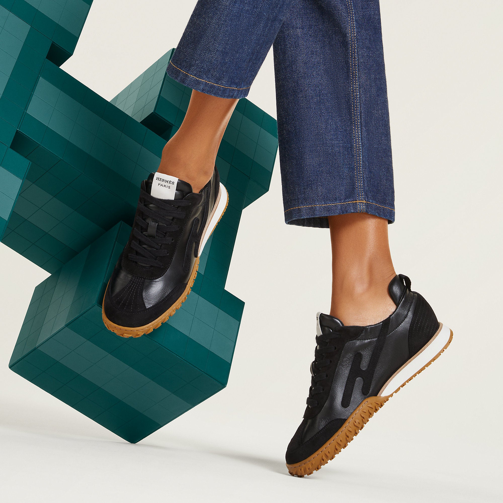  Hermes Jet Sneaker Noir