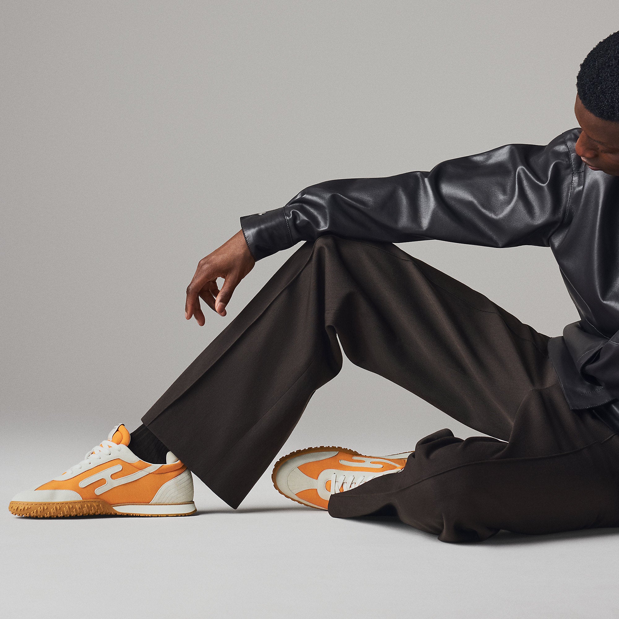  Hermes Jet Sneaker Noir