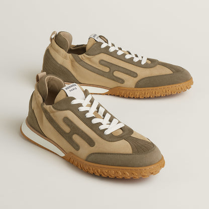  Hermes Jet Sneaker Beige Lin