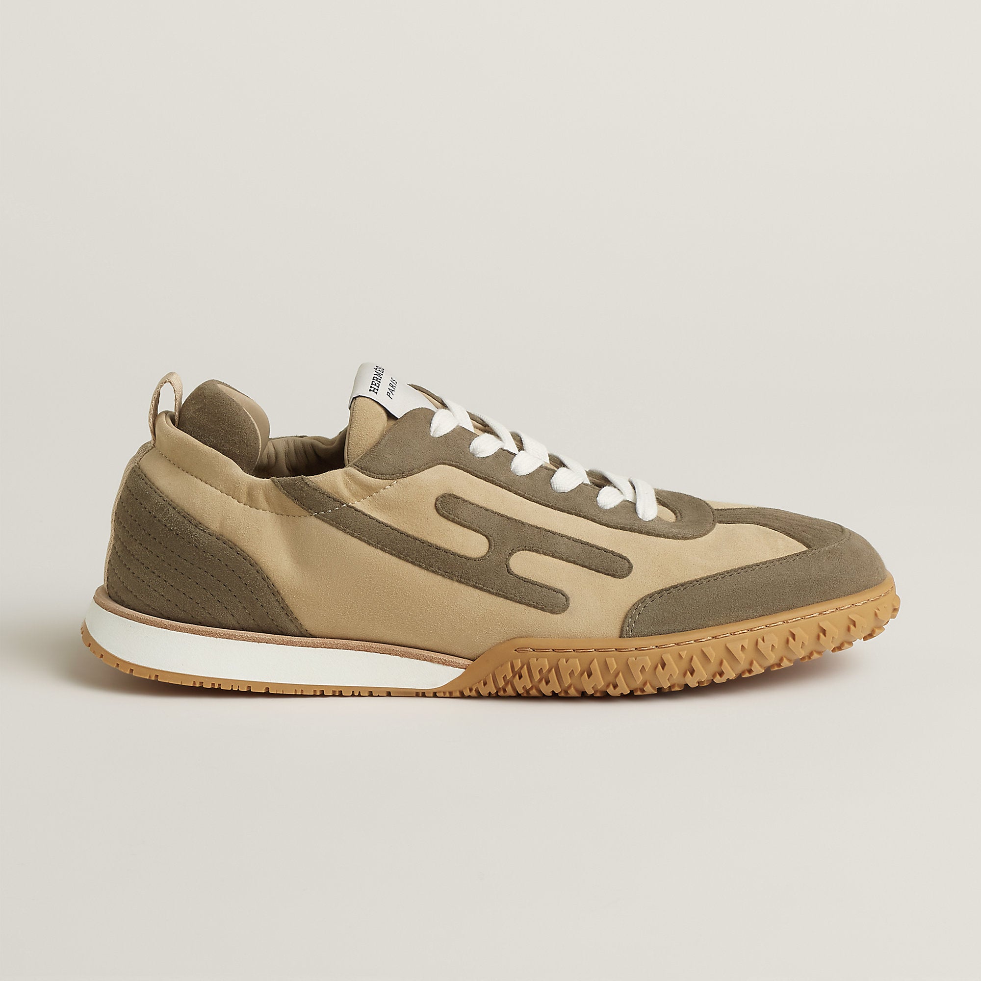 Hermes Jet Sneaker Beige Lin