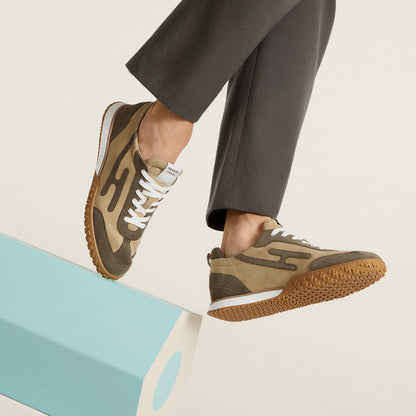  Hermes Jet Sneaker Beige Lin