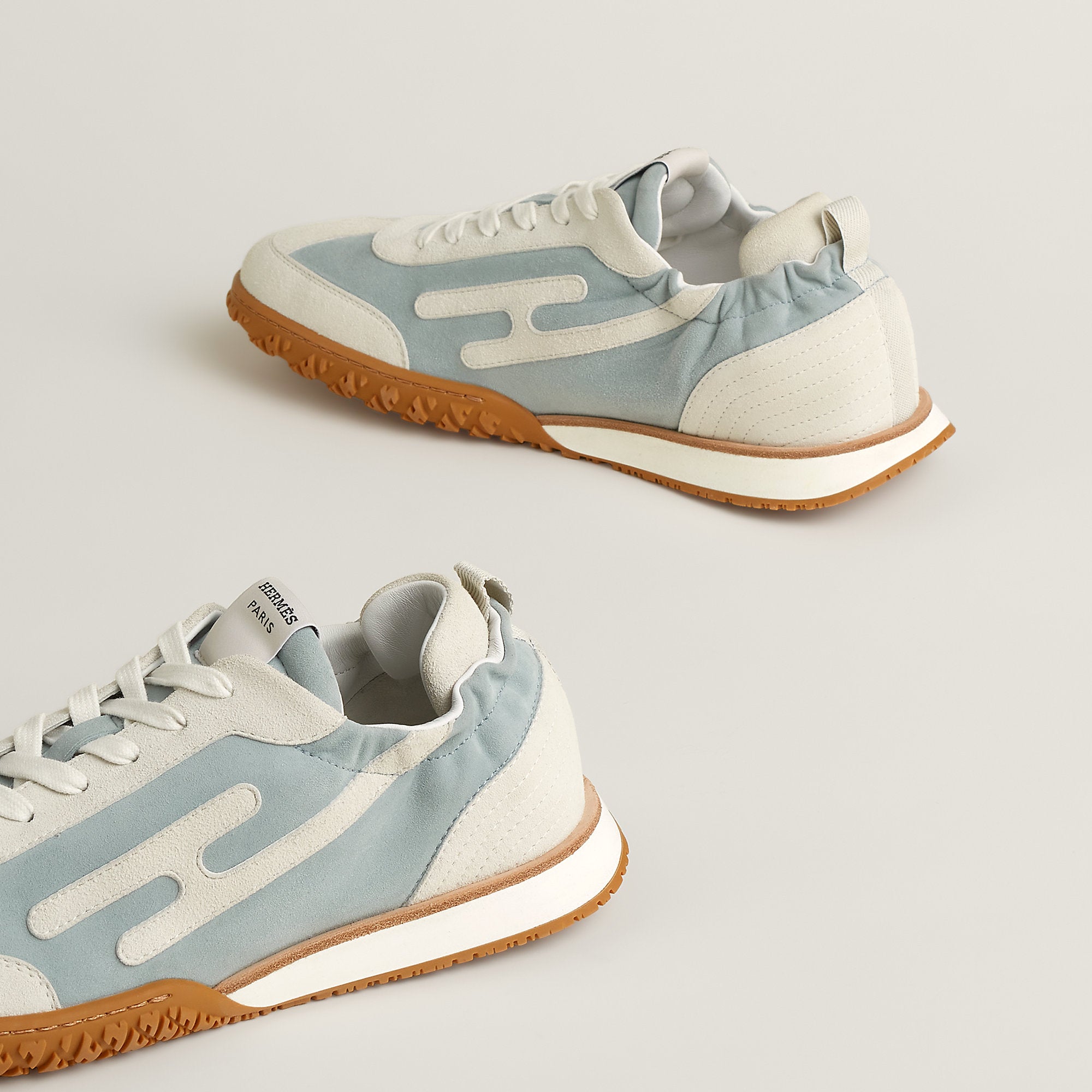  Hermes Jet Sneaker Gris Nuage