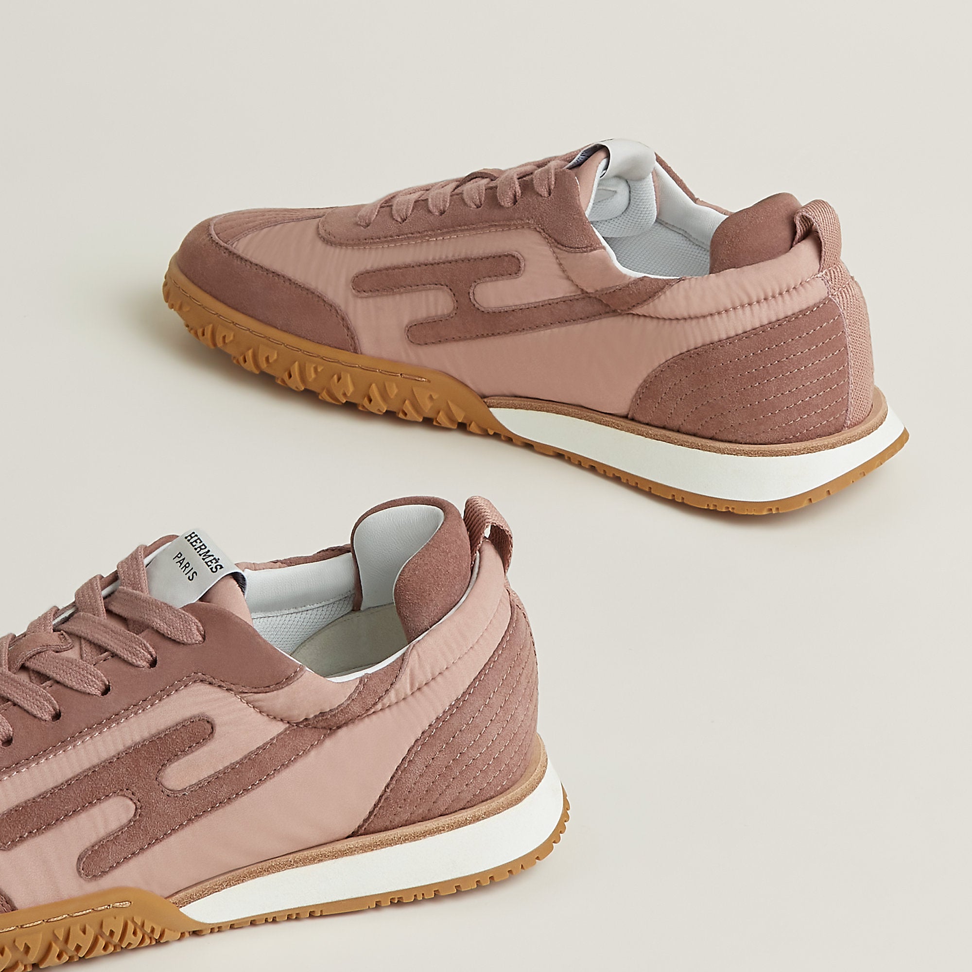  Hermes Jet Sneaker Rose Antique