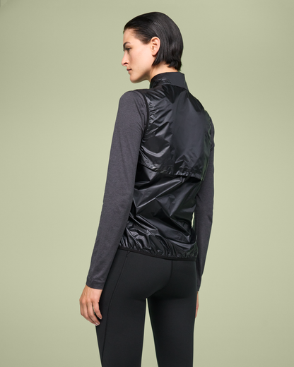 on weather vest Black (Women's)