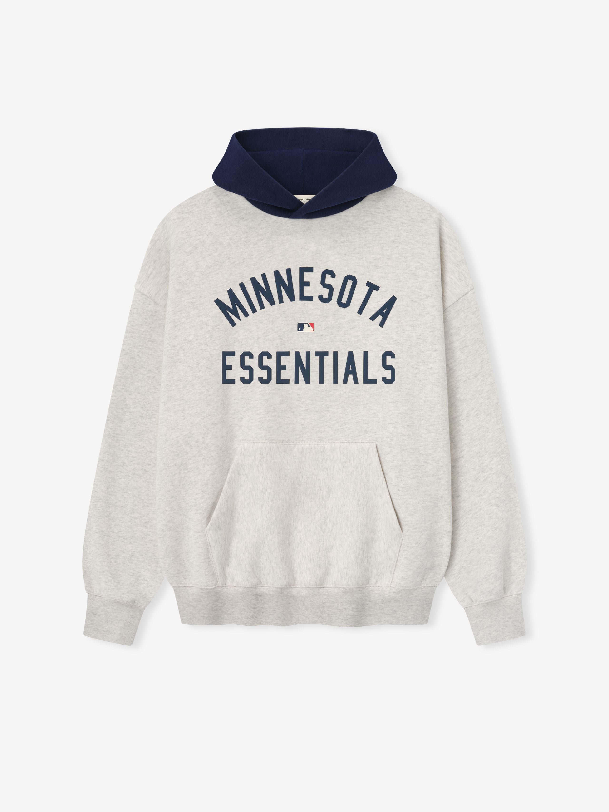 Essentials Twins Sport Hoodie Oatmeal Heather/Midnight Navy