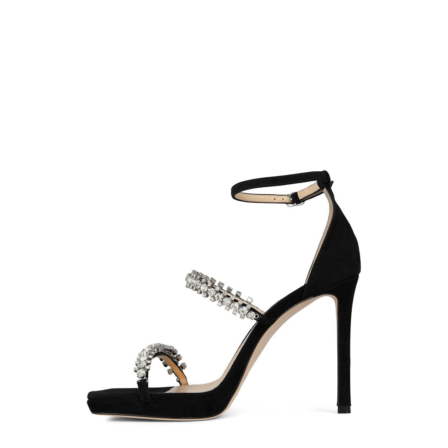 Jimmy Choo Women's Bing 105 Leather Sandals Black