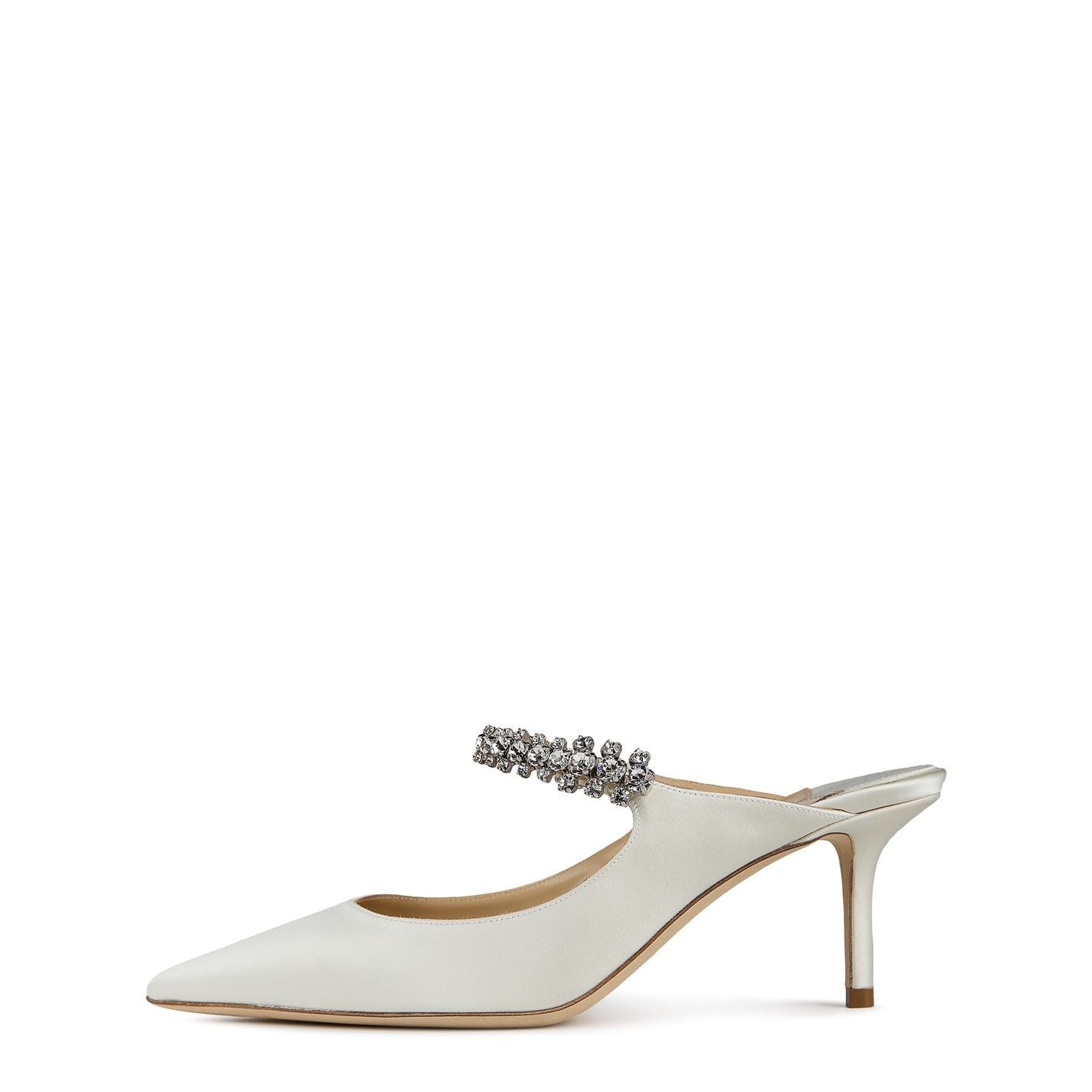 Jimmy Choo Women's Bing 65 Leather Mules IVORY