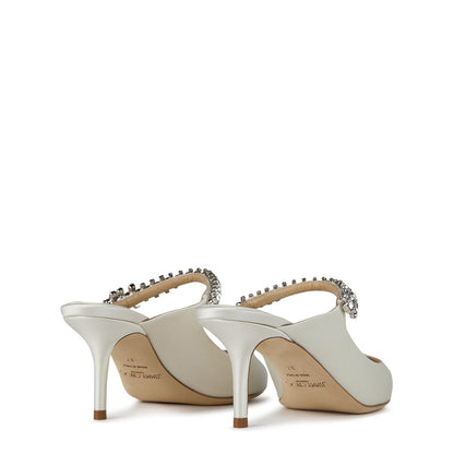 Jimmy Choo Women's Bing 65 Leather Mules IVORY