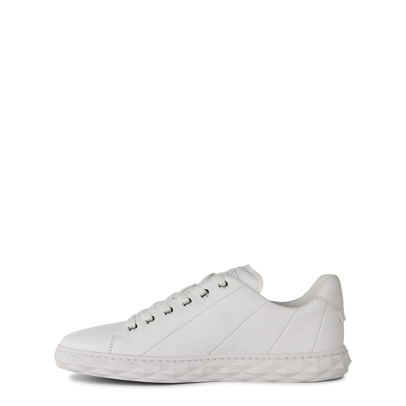 Jimmy Choo Women's Diamond Light Leather Trainers White
