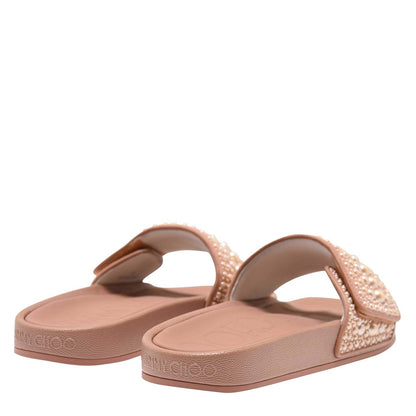 Jimmy Choo Women's Fitz Slider Ballet Pink