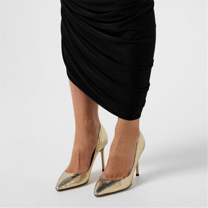 Jimmy Choo Women's Glitter Romy 85 Heels Gold