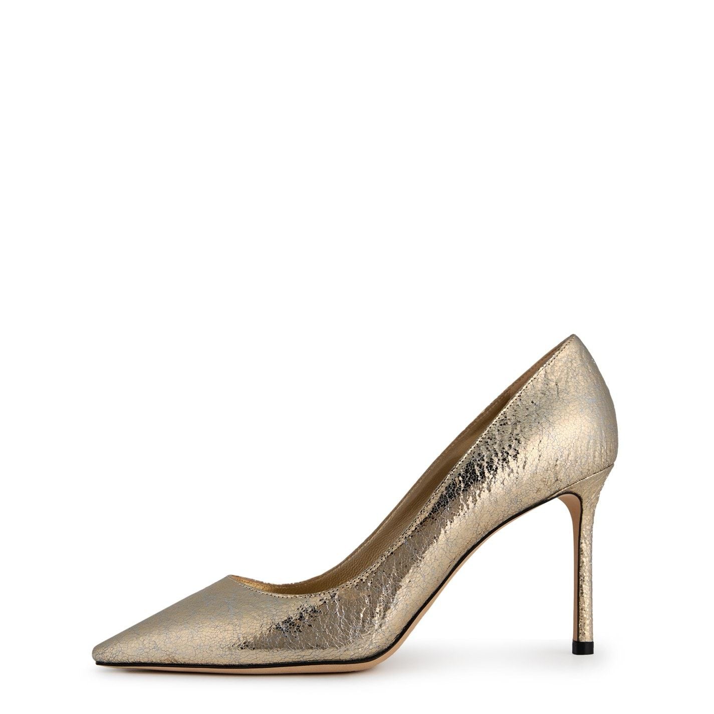 Jimmy Choo Women's Glitter Romy 85 Heels Gold