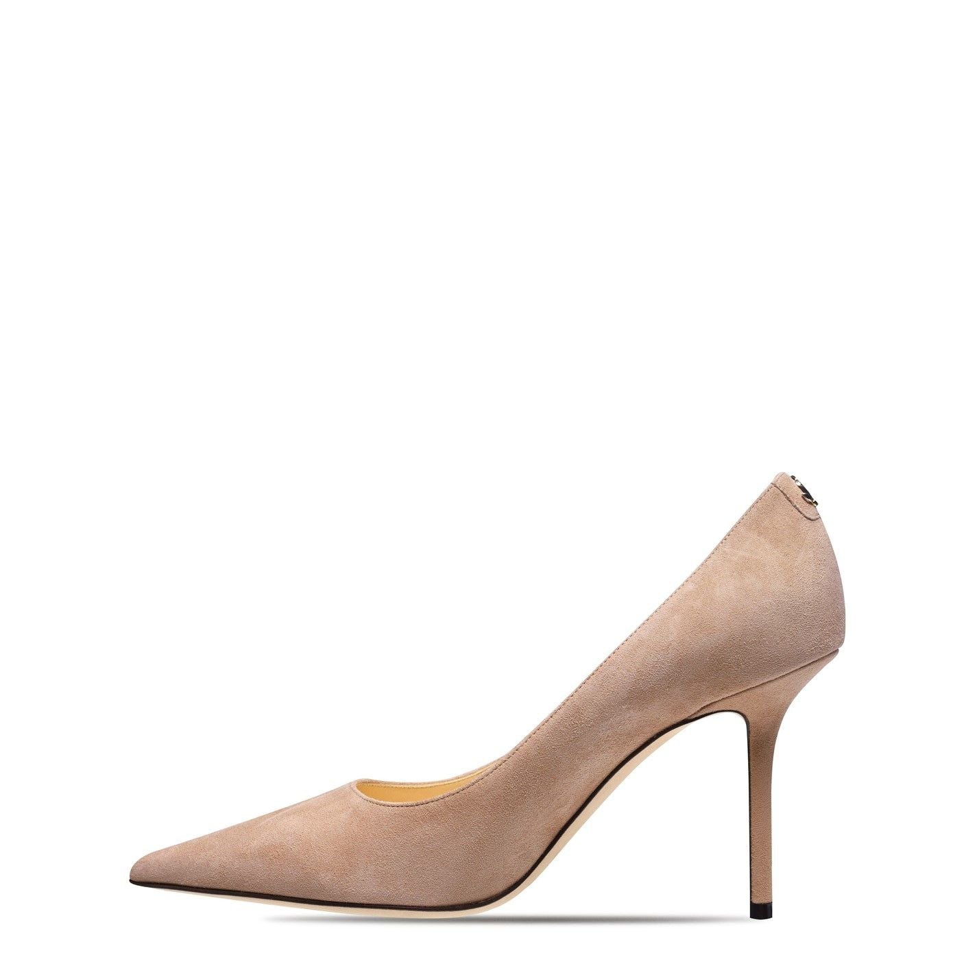 Jimmy Choo Women's Love Suede 85h Heels Ballet Pink